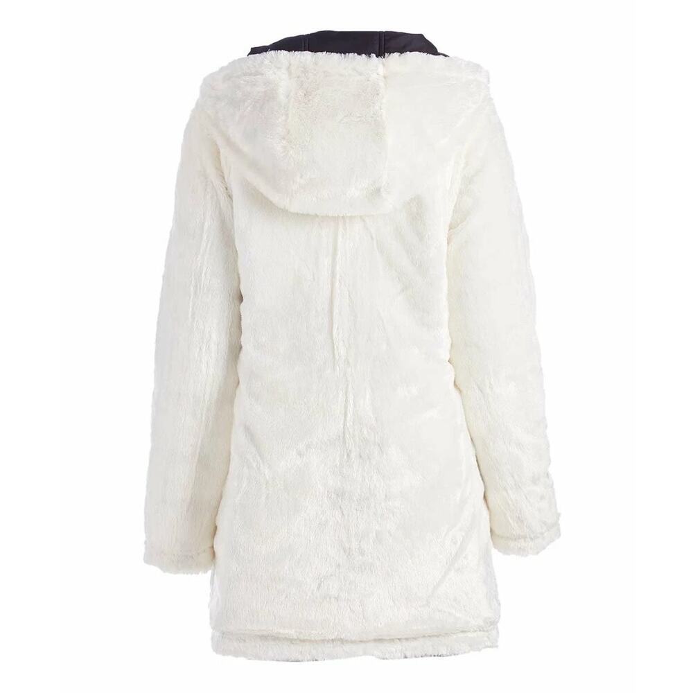 NEW Reebok Women's Reversible Puffer Anorak Sherpa Lined Jacket XL - Picture 7 of 12